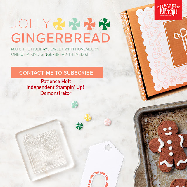 Jolly Gingerbread Paper Pumpkin Kit
