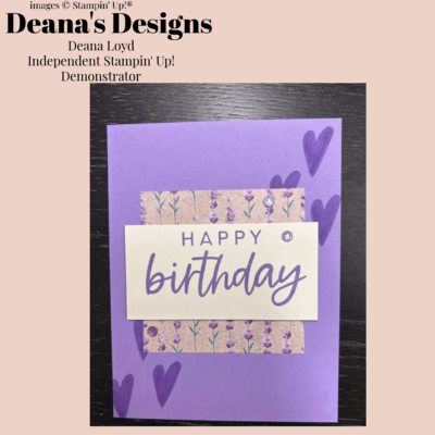 Stampin’ Up! With You in Mind Stamper of the Month