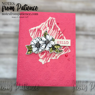 Stampin’ Up! Beautiful Motifs Hello White Wash
