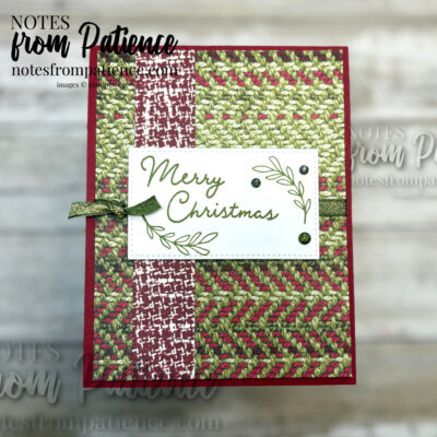 Stampin’ Up! Merry Christmas Tweed