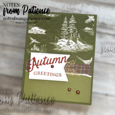 Stampin’ Up Words for the Season Fall Toile