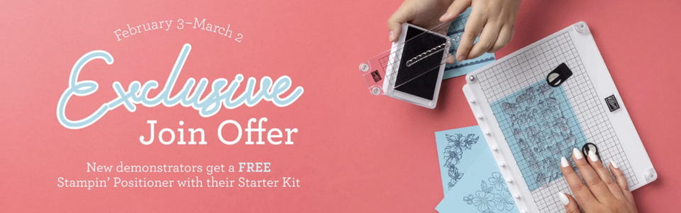 Stampin' Positioner Join Offer