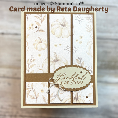 Glow of Harvest Cruise Swap Thank You Card